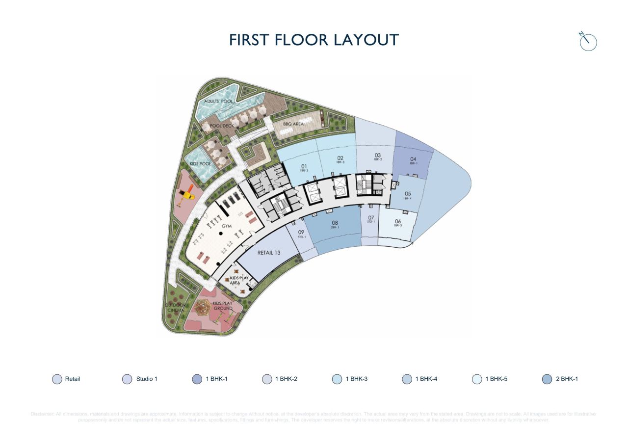 Апартаменты в Рас-эль-Хайме, ОАЭ, 44 м² - фото 12