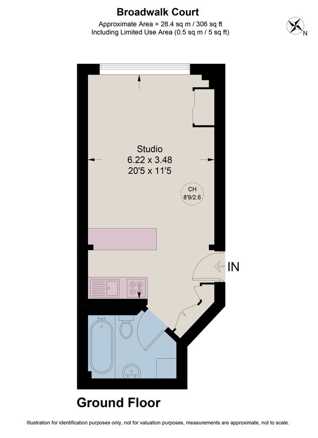 Квартира в Лондоне, Великобритания, 28 м² - фото 8