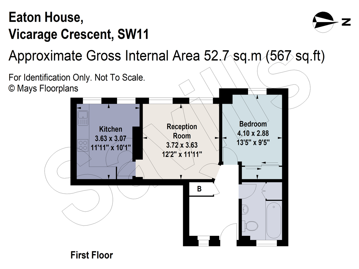 Квартира в Лондоне, Великобритания, 53 м² - фото 8
