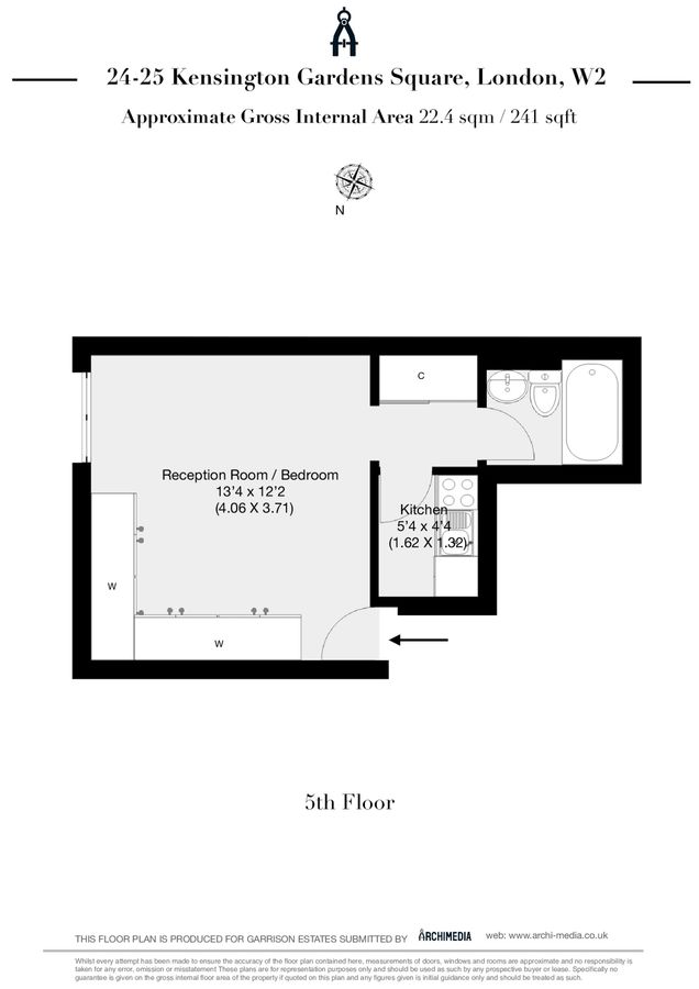 Квартира в Лондоне, Великобритания, 22 м² - фото 9