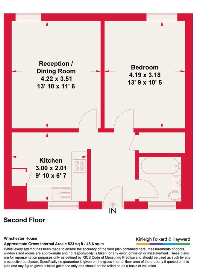 Квартира в Лондоне, Великобритания, 49 м² - фото 10
