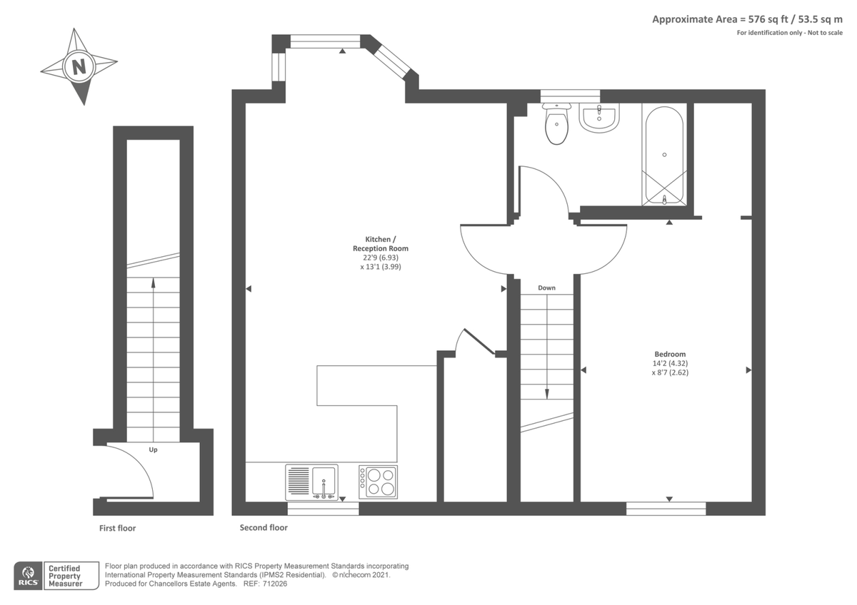 Квартира в Лондоне, Великобритания, 54 м² - фото 1
