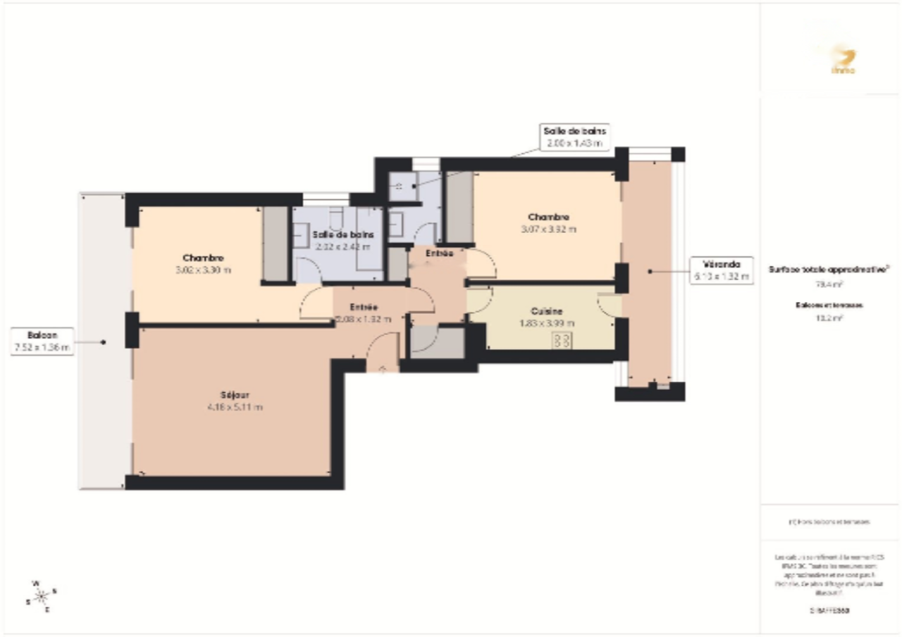 Квартира в Каннах, Франция, 73 м² - фото 11