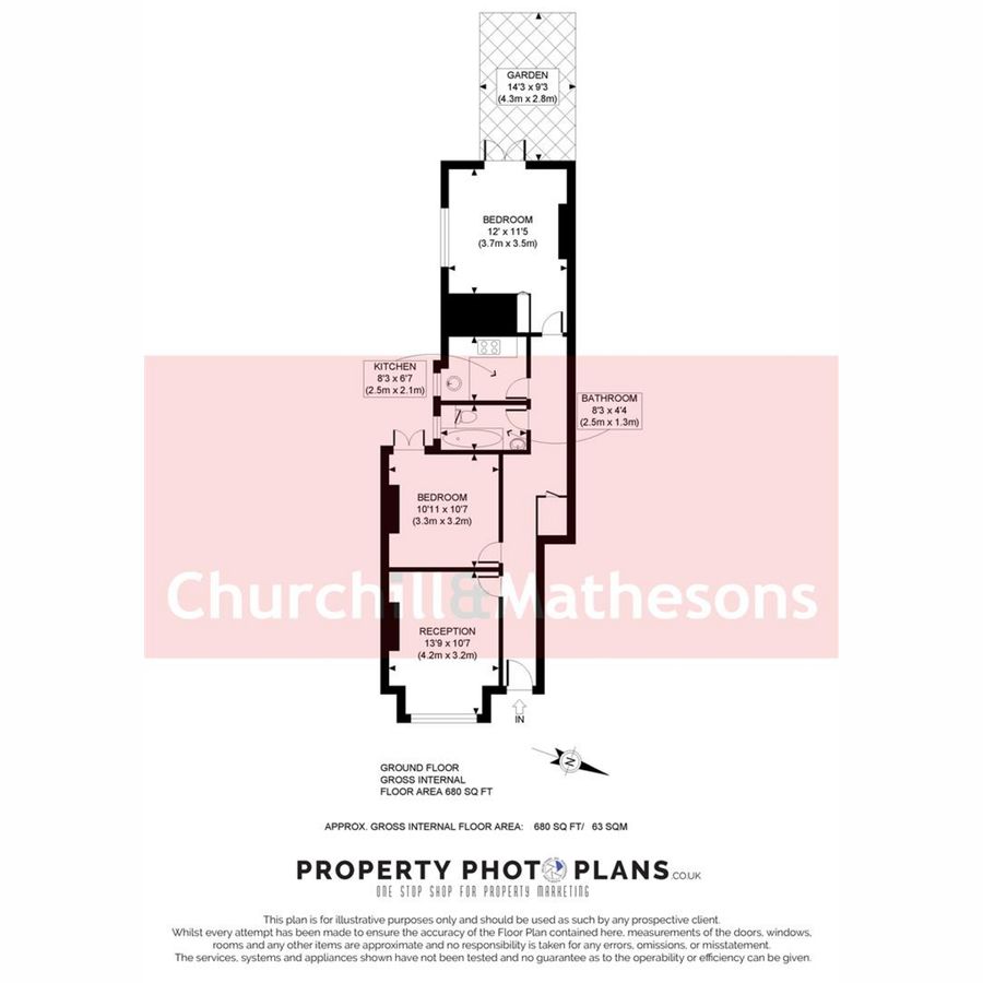 Квартира в Лондоне, Великобритания, 63 м² - фото 11