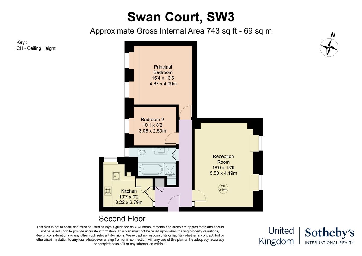 Квартира в Лондоне, Великобритания, 69 м² - фото 11