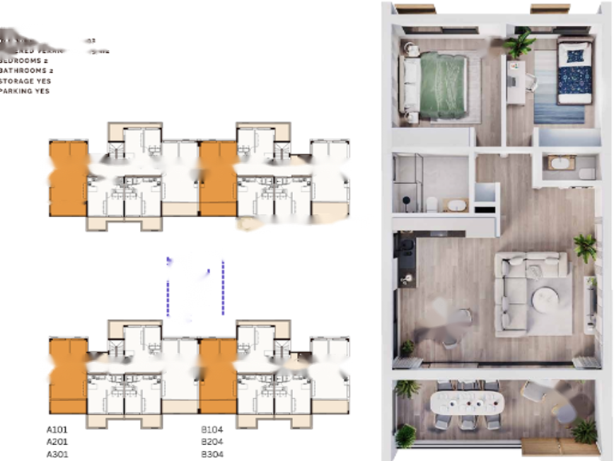 Квартира в Лимасоле, Кипр, 78 м² - фото 10