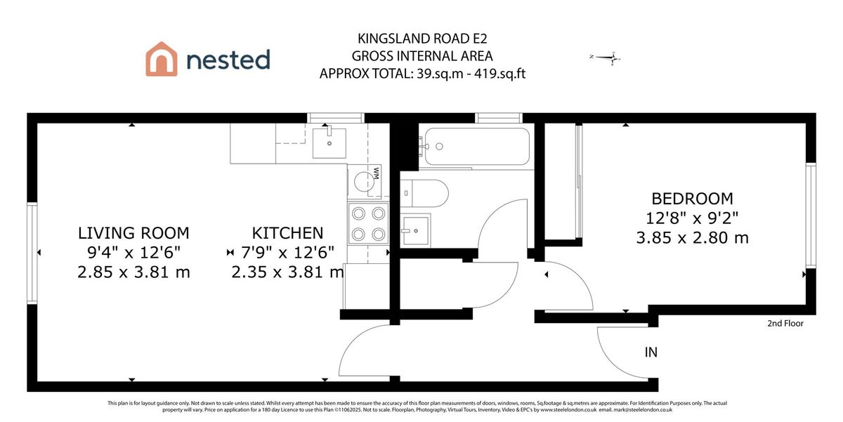 Квартира в Лондоне, Великобритания, 39 м² - фото 12