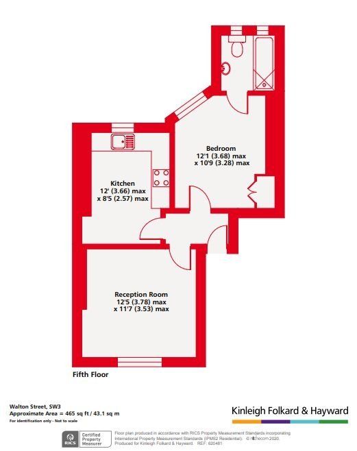 Квартира в Лондоне, Великобритания, 43 м² - фото 14
