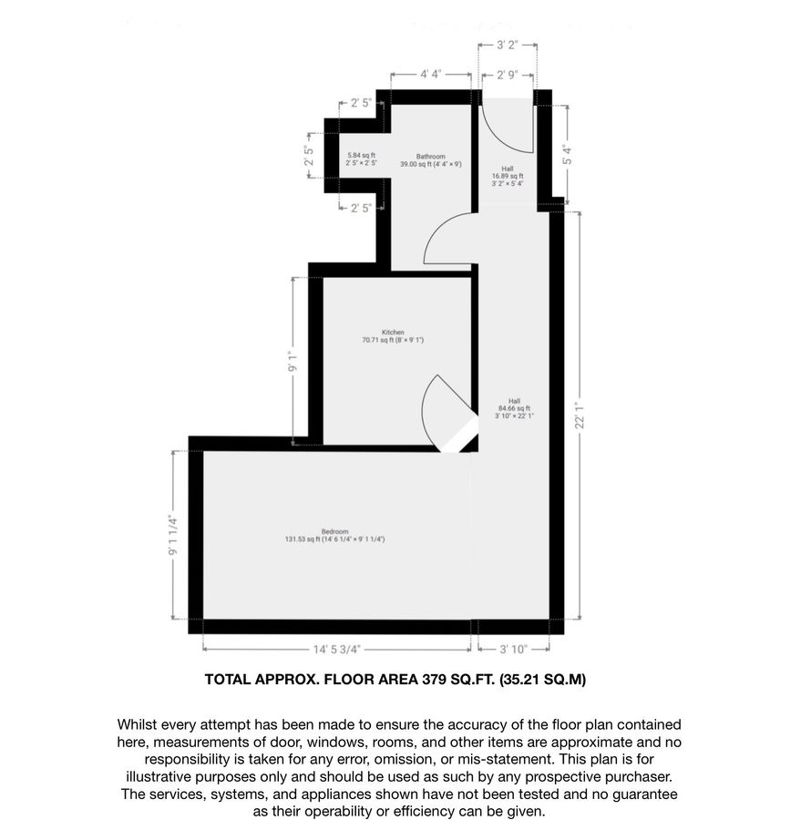 Квартира в Лондоне, Великобритания, 35 м² - фото 15
