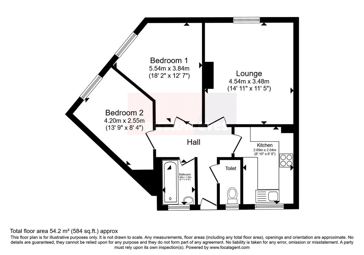 Квартира в Лондоне, Великобритания, 54 м² - фото 18