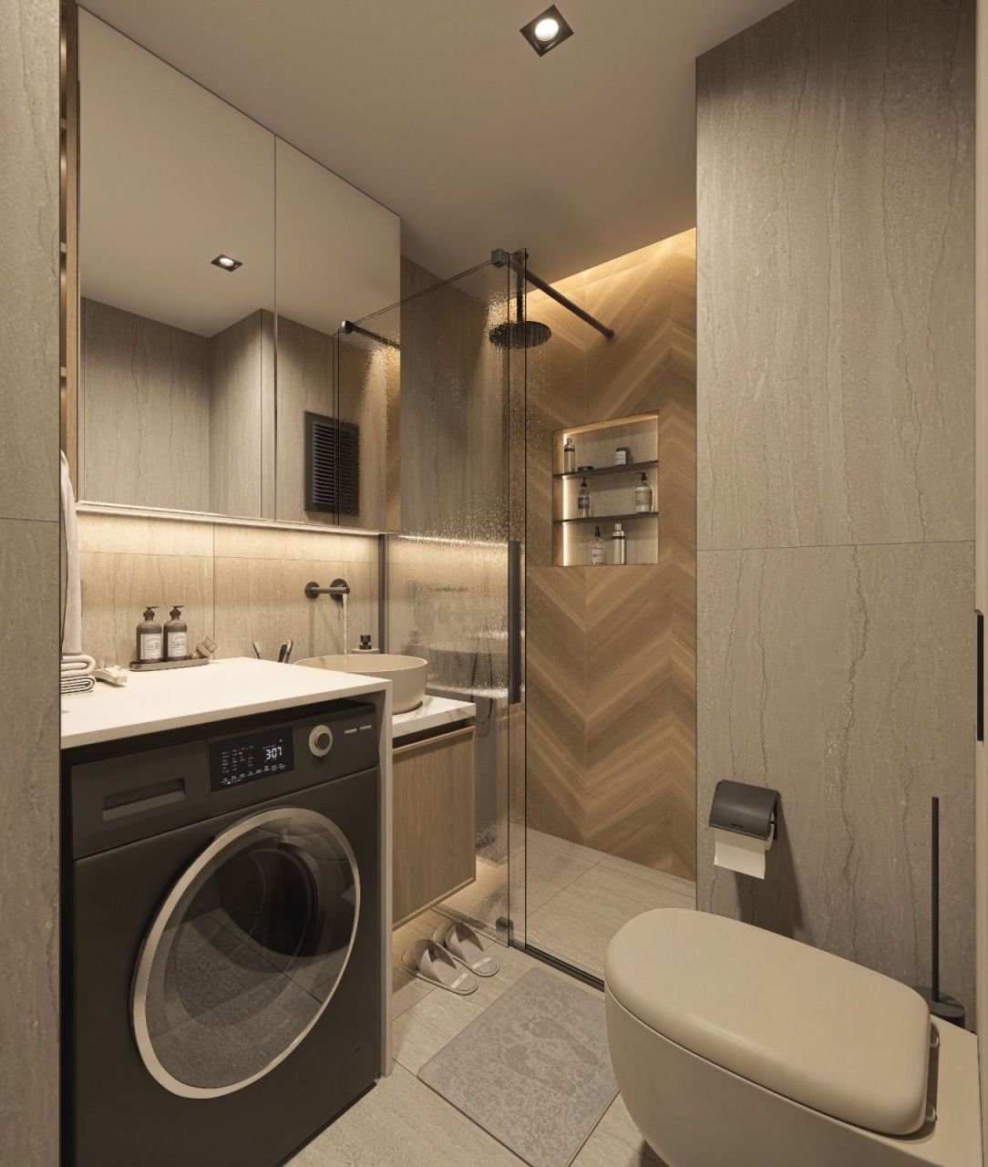 Квартира в Ларе, Турция, 40 м² - фото 15