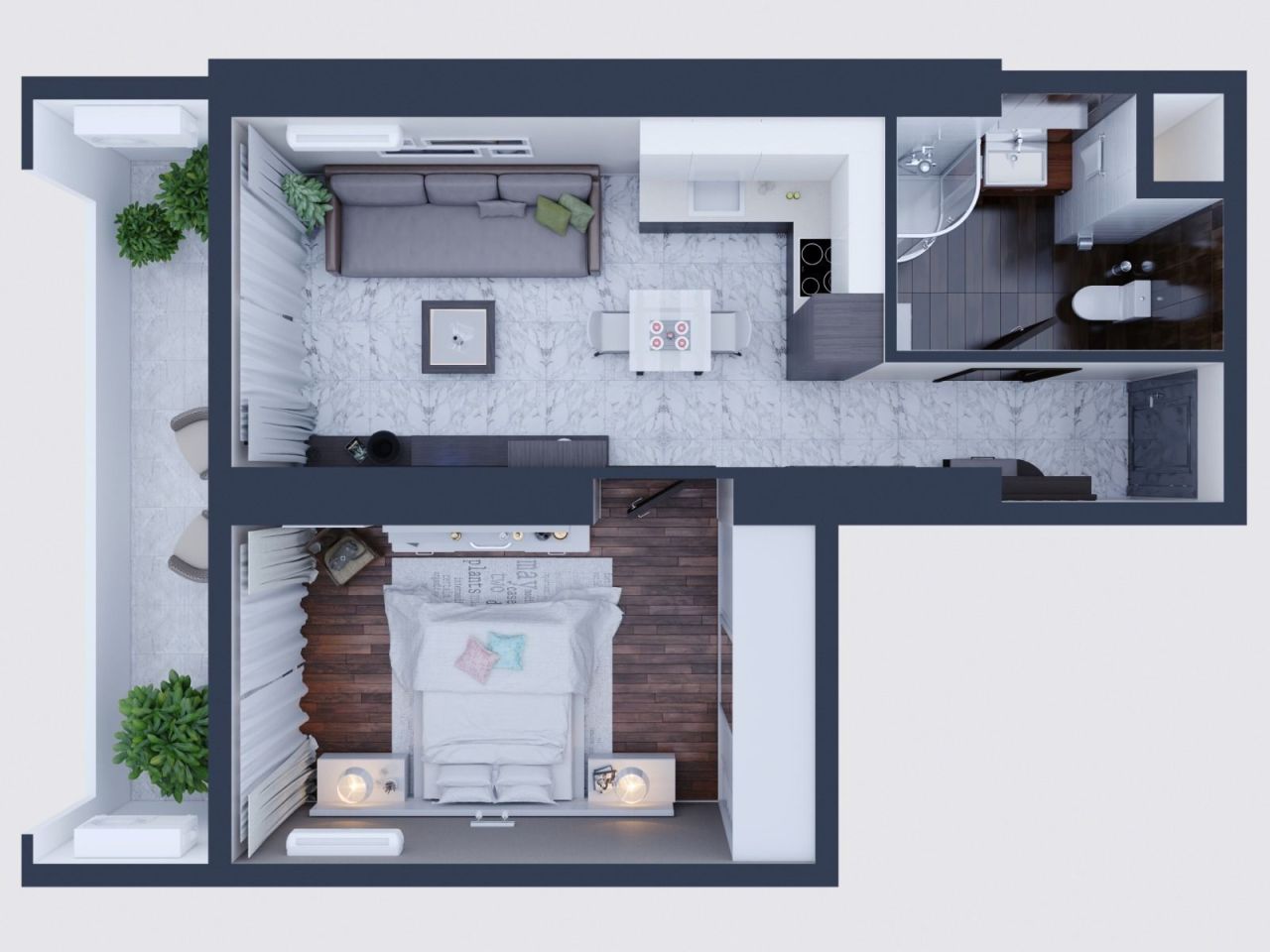 Квартира в Батуми, Грузия, 40 м² - фото 6