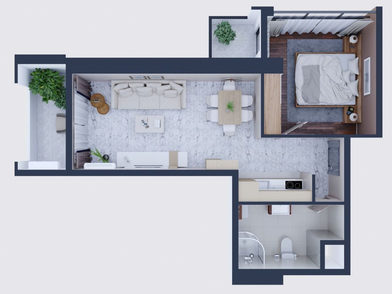 Квартира в Батуми, Грузия, 39.27 м² - фото 5