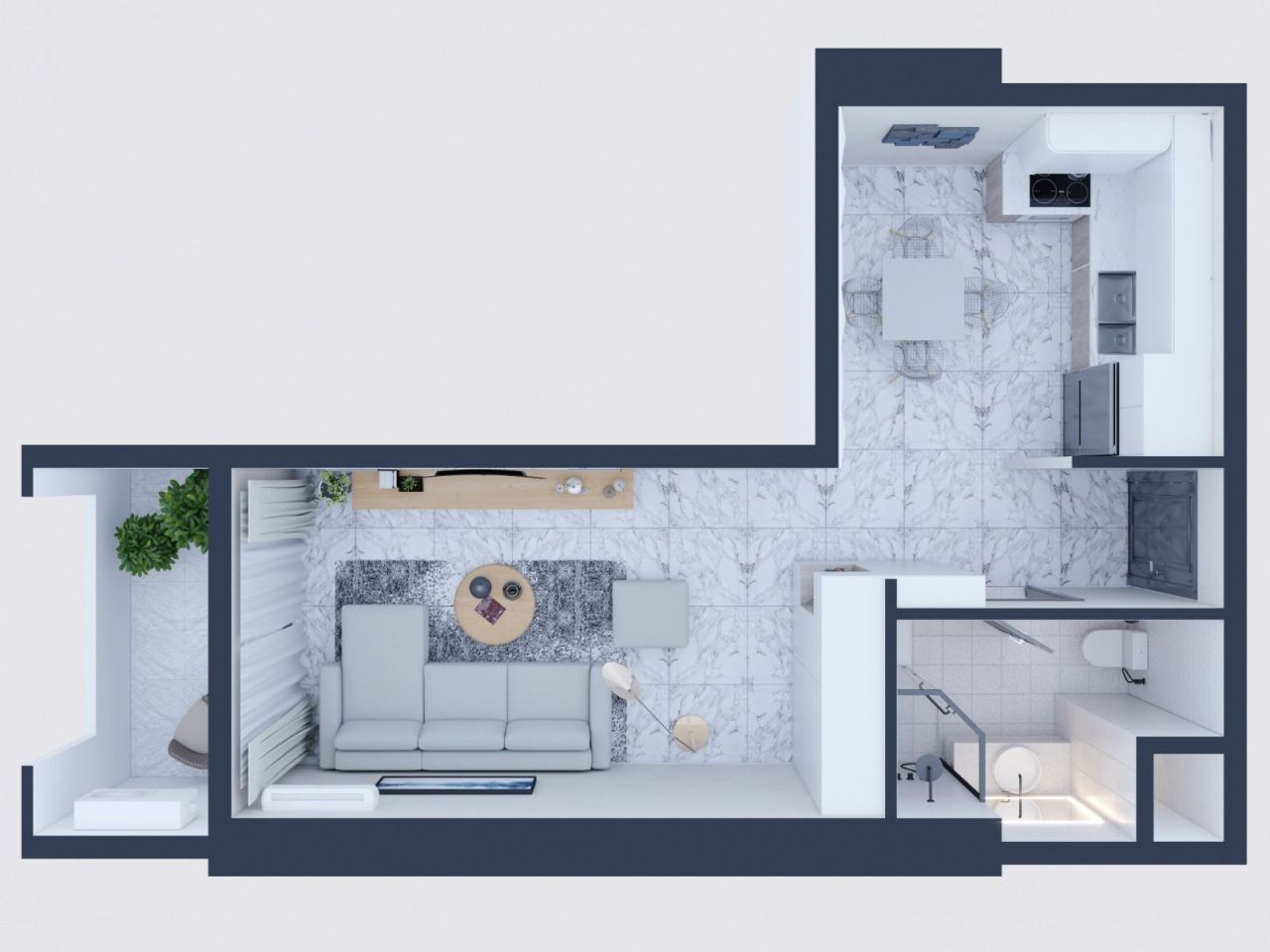 Квартира в Батуми, Грузия, 39.27 м² - фото 7