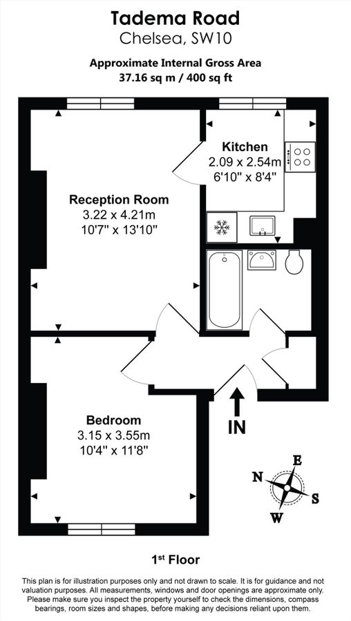 Квартира в Лондоне, Великобритания, 37 м² - фото 5