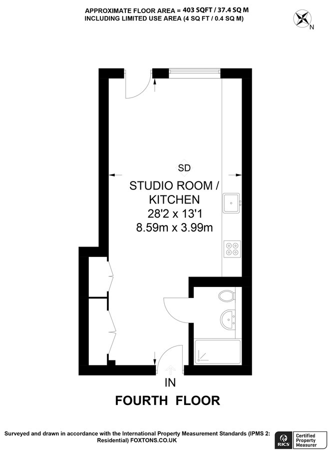 Квартира в Лондоне, Великобритания, 37 м² - фото 7