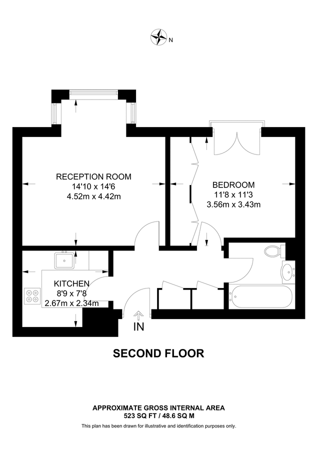 Квартира в Лондоне, Великобритания, 49 м² - фото 8