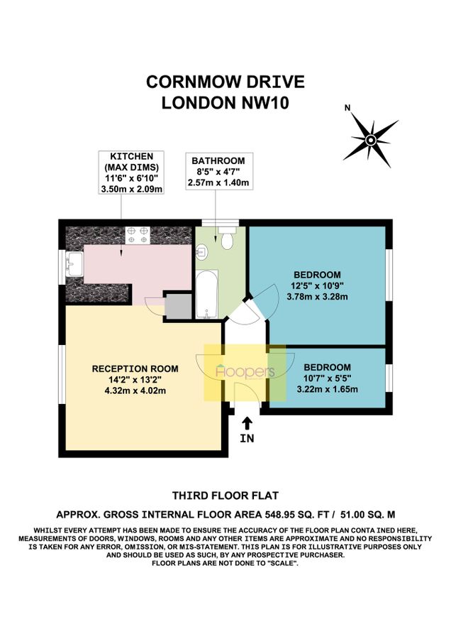 Квартира в Лондоне, Великобритания, 51 м² - фото 11