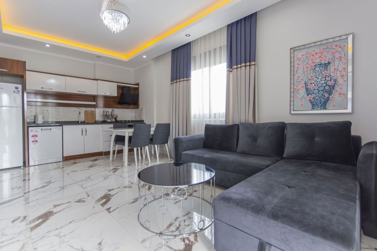 Апартаменты в Алании, Турция, 55 м² - фото 4