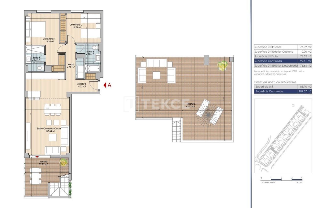 Пентхаус в Бенальмадене, Испания, 87 м² - фото 14