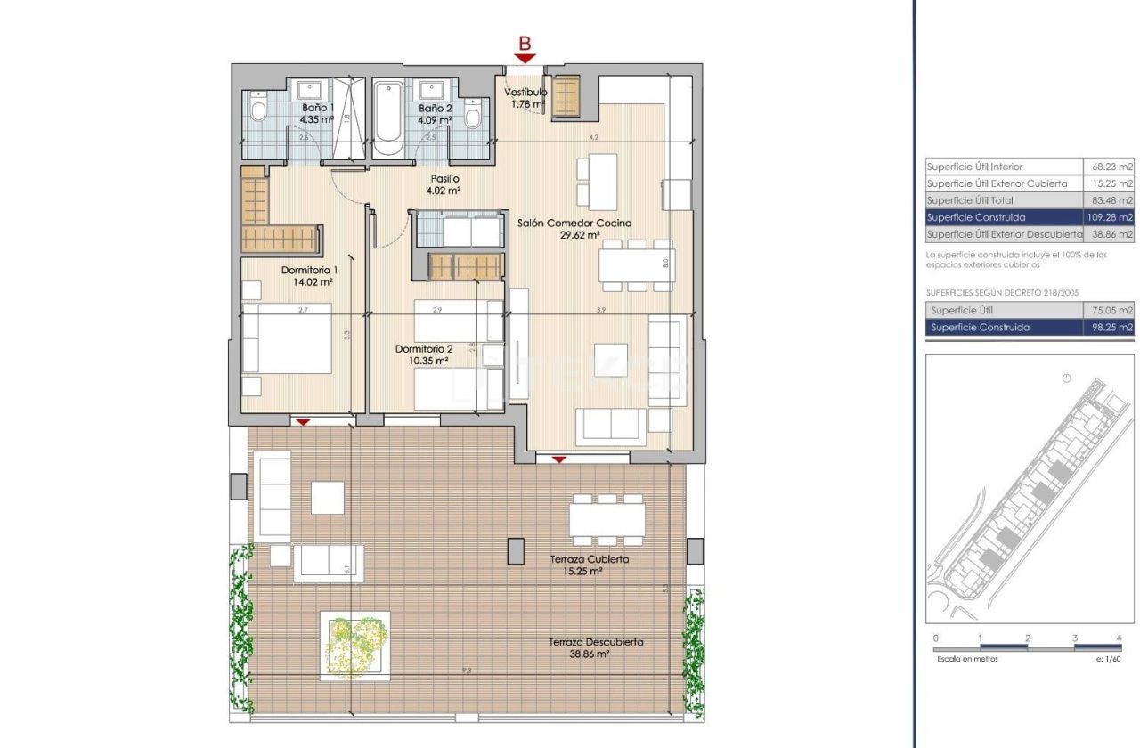 Апартаменты в Бенальмадене, Испания, 80 м² - фото 15