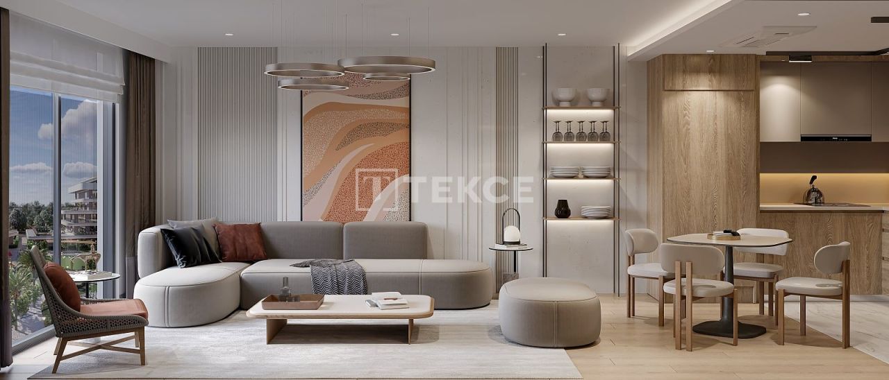 Апартаменты в Анталии, Турция, 55 м² - фото 17