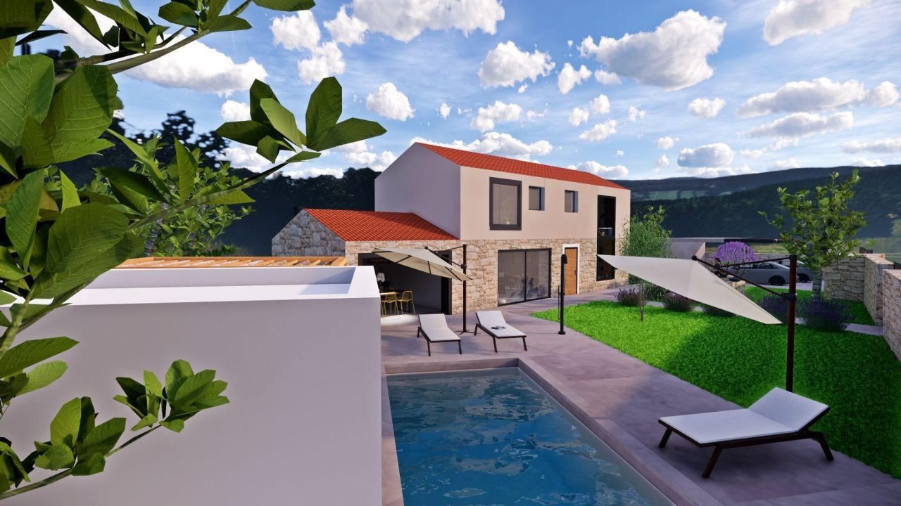 Вилла в Лабине, Хорватия, 153 м² - фото 15