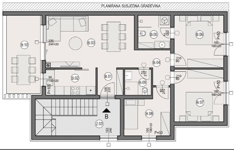 Квартира в Пуле, Хорватия, 87.32 м² - фото 9