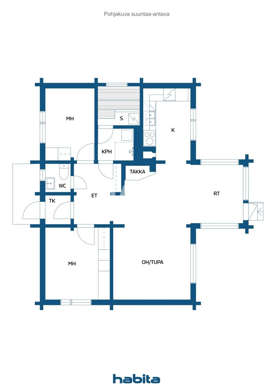 Коттедж в Виролахти, Финляндия, 68 м² - фото 2