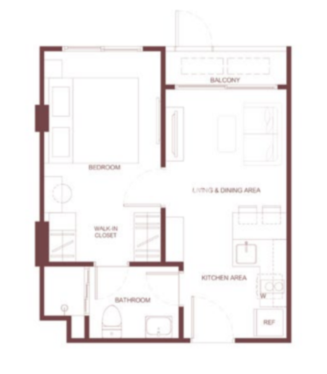 Апартаменты на острове Пхукет, Таиланд, 35 м² - фото 2