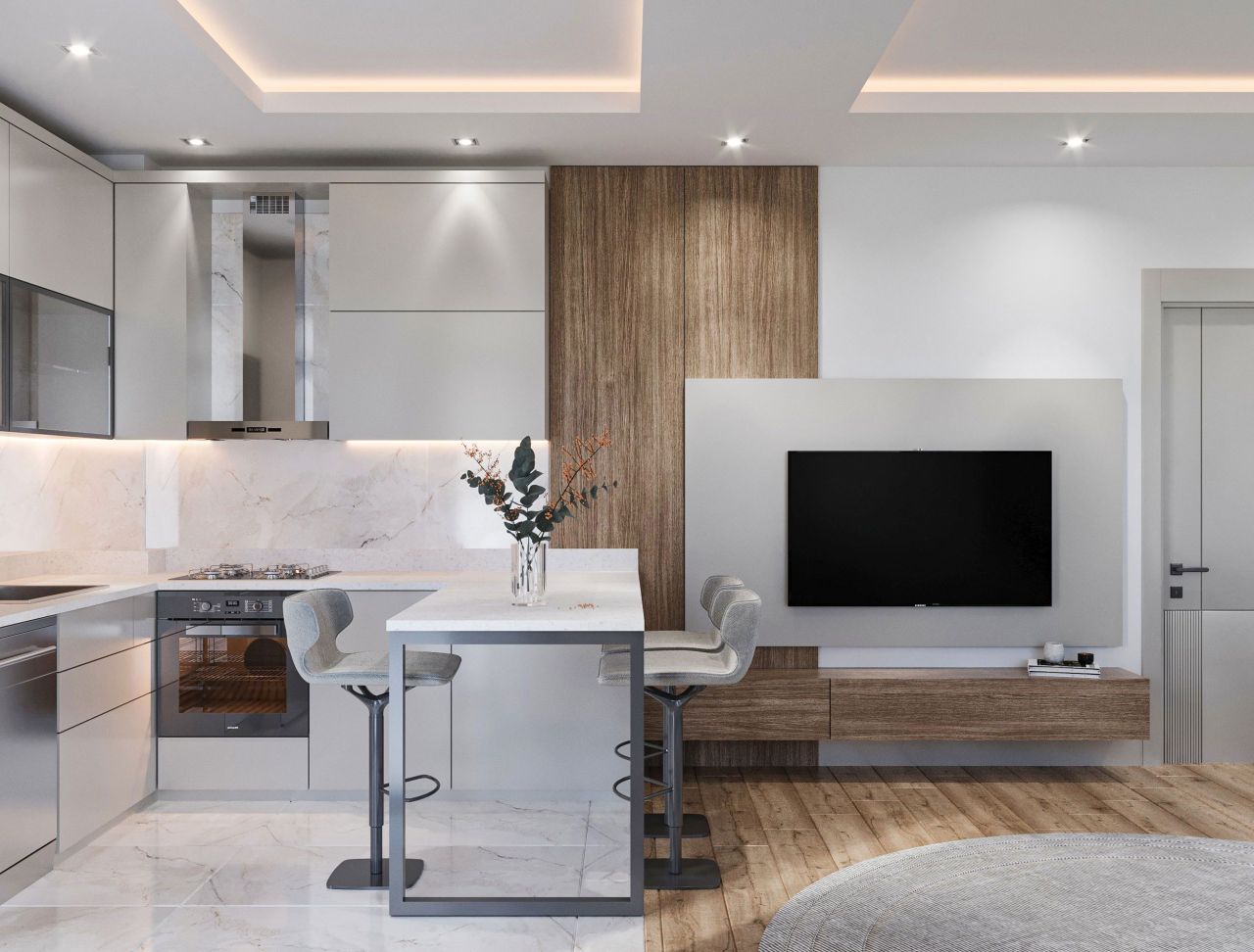 Апартаменты в Анталии, Турция, 50 м² - фото 6