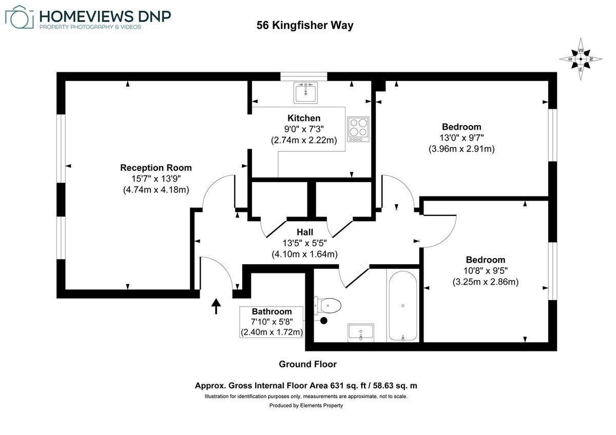 Квартира в Лондоне, Великобритания, 59 м² - фото 11