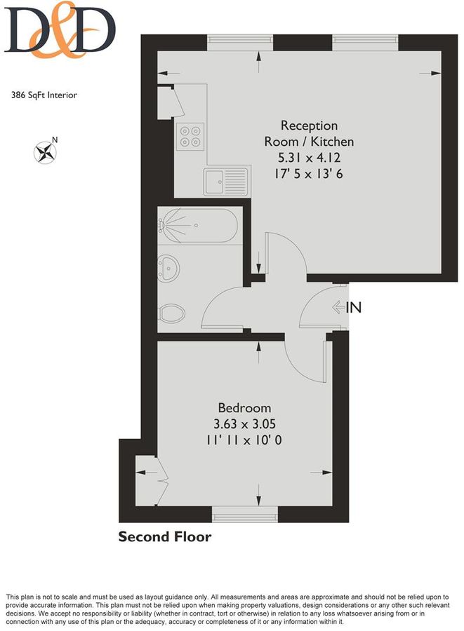 Квартира в Лондоне, Великобритания, 36 м² - фото 11
