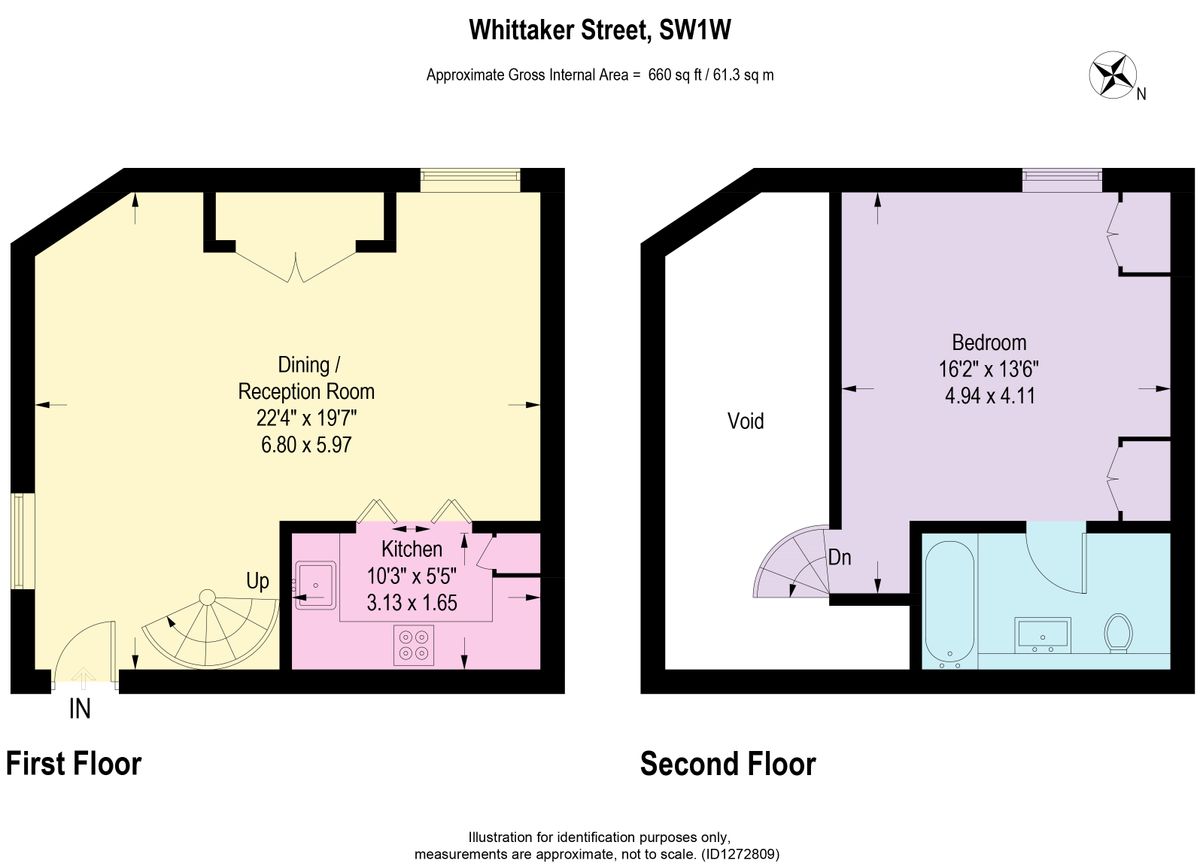 Квартира в Лондоне, Великобритания, 63 м² - фото 13