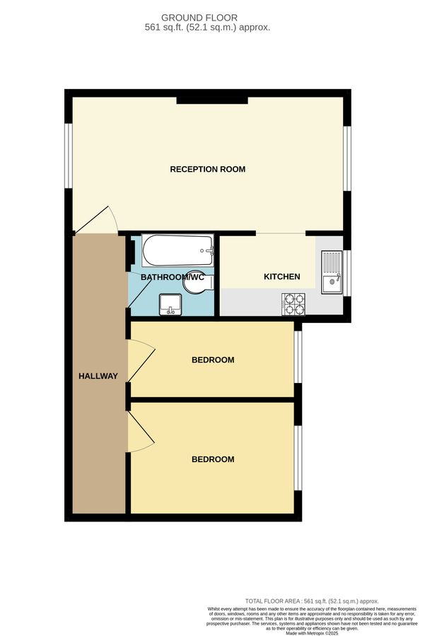 Квартира в Лондоне, Великобритания, 52 м² - фото 13