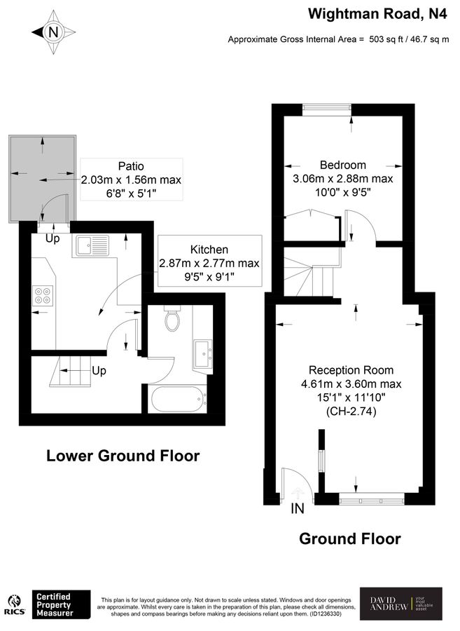Квартира в Лондоне, Великобритания, 47 м² - фото 17