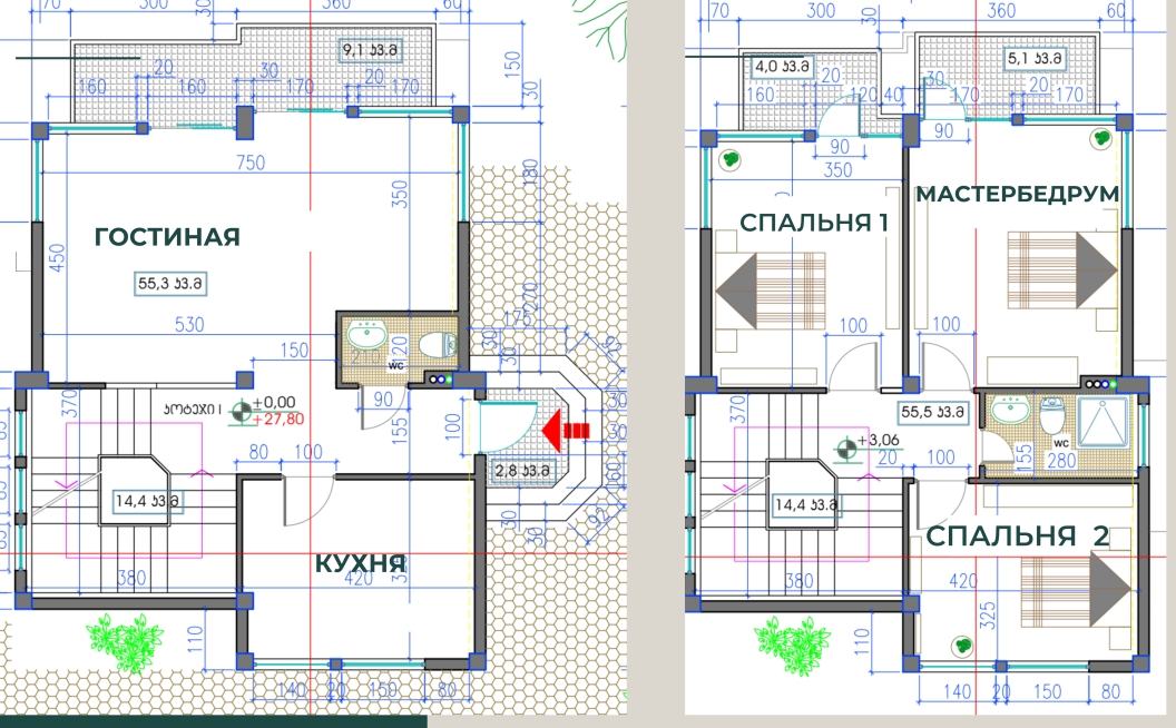 Вилла в Чакви, Грузия, 310 м² - фото 5