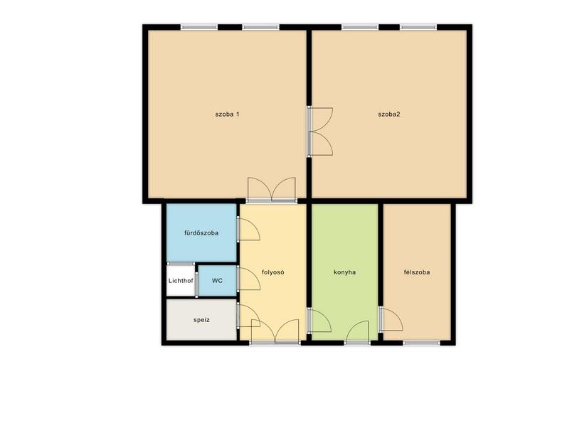 Квартира в Будапеште, Венгрия, 87 м² - фото 10