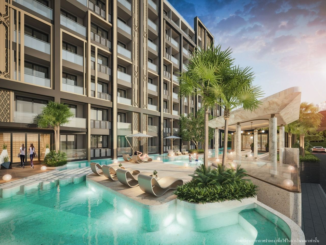 Апартаменты в Паттайе, Таиланд, 66 м² - фото 1