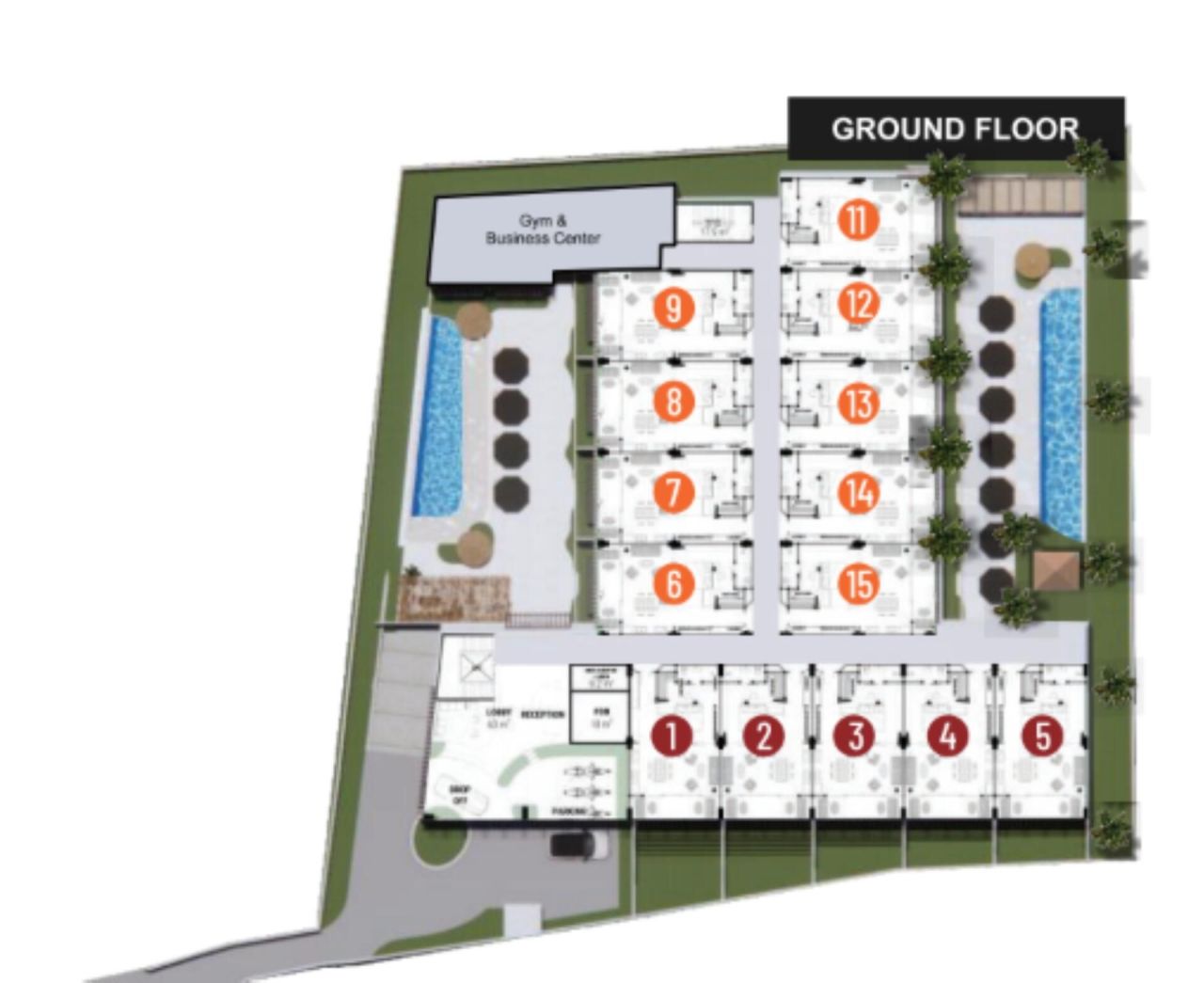 Апартаменты в Умаласе, Индонезия, 82 м² - фото 5