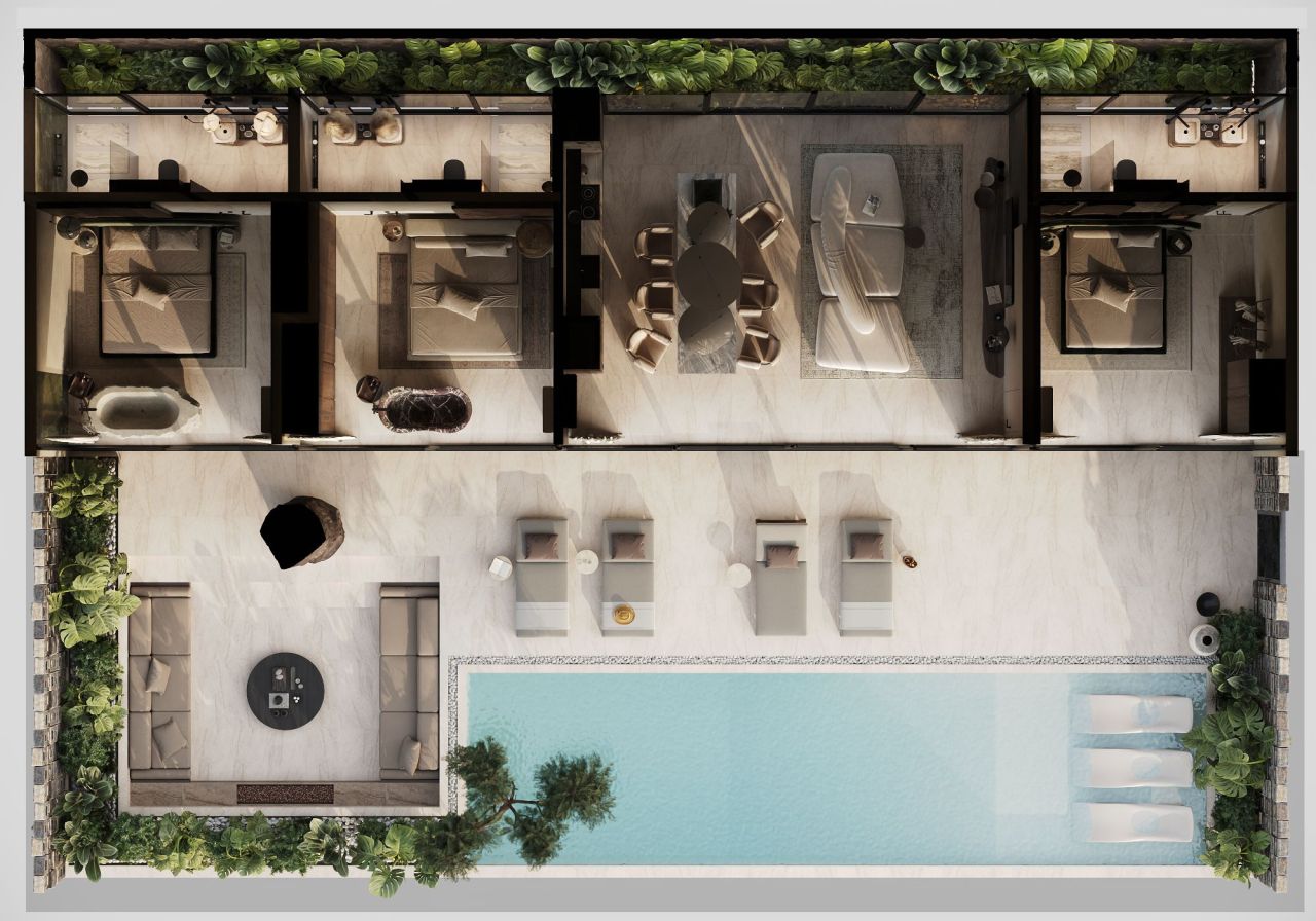 Апартаменты Bali, Индонезия, 39 м² - фото 7