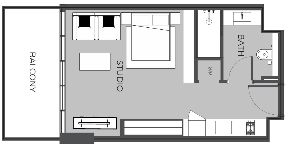 Студия в Дубае, ОАЭ, 43 м² - фото 13