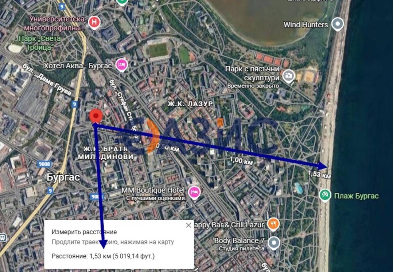 Апартаменты в Бургасе, Болгария, 71 м² - фото 11