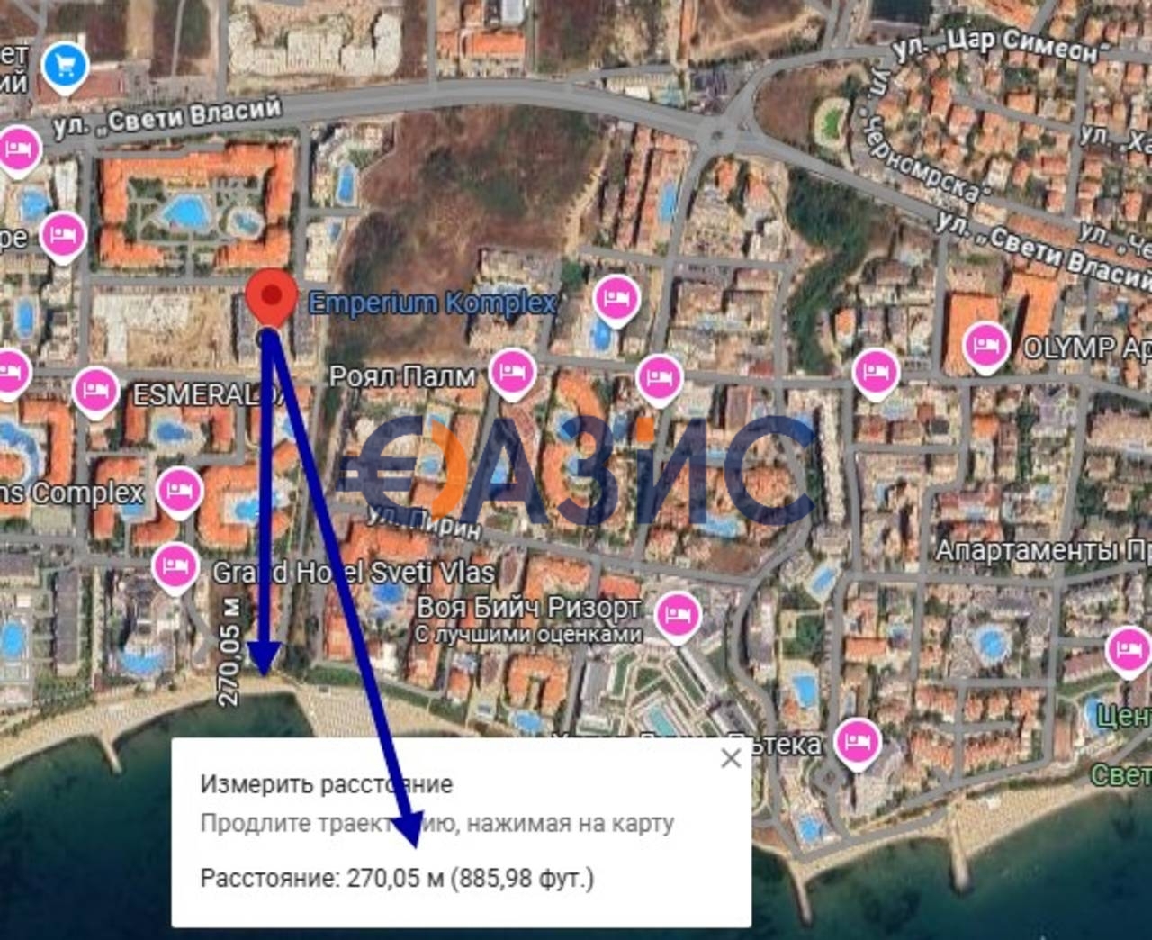 Апартаменты в Святом Власе, Болгария, 36.7 м² - фото 12