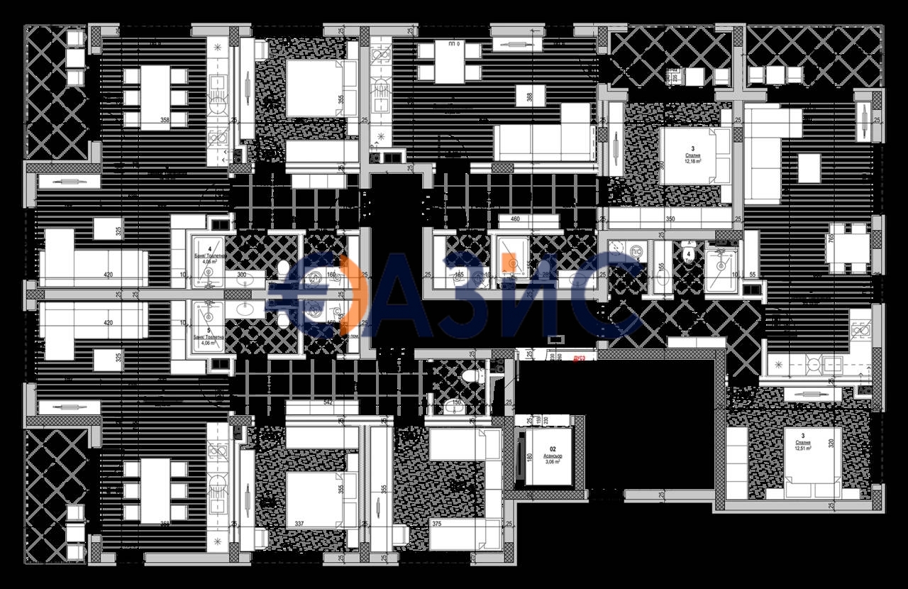 Апартаменты в Несебре, Болгария, 79.2 м² - фото 19