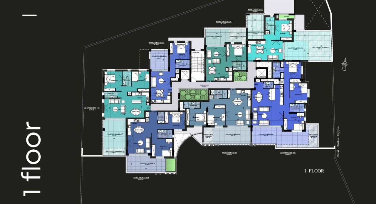 Апартаменты в Лимасоле, Кипр, 150 м² - фото 4