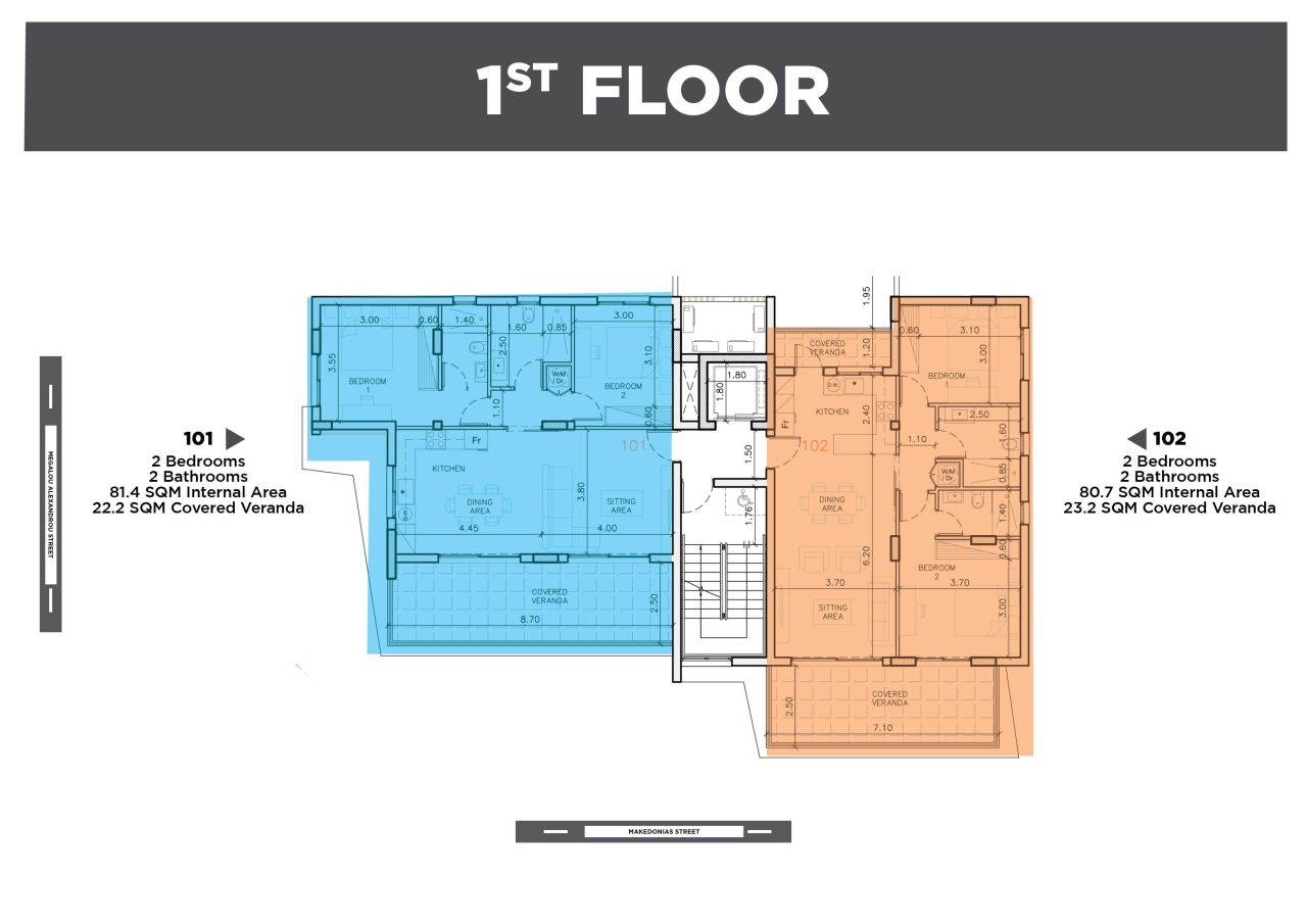 Апартаменты в Ларнаке, Кипр, 110.2 м² - фото 3