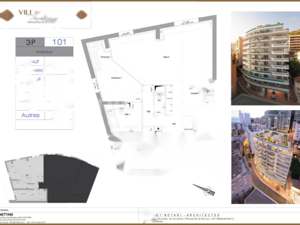 Квартира в Монегетти, Монако, 176 м² - фото 14