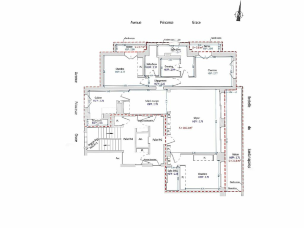 Квартира в Монако, Монако, 195 м² - фото 13