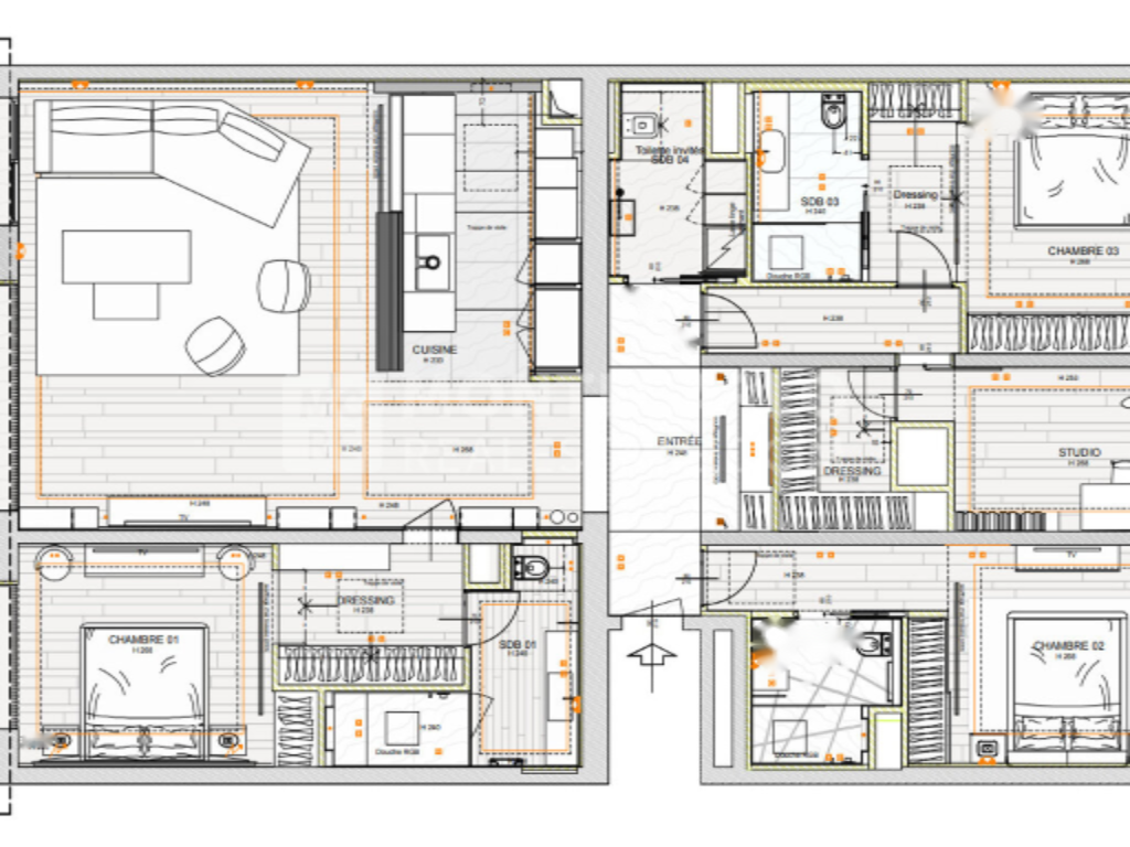 Квартира в Фонвьее, Монако, 245 м² - фото 16